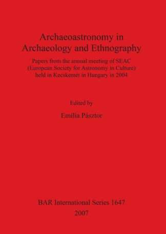 Archaeoastronomy in Archaeology and Ethnography cover