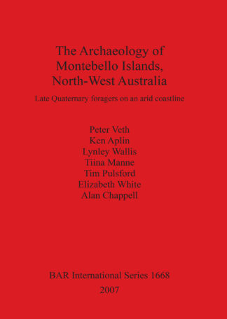 Archaeology of Montebello Islands North-West Australia cover