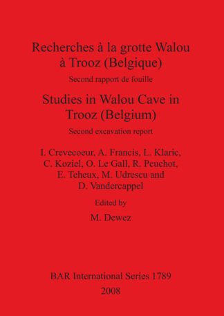 Recherches à la grotte Walou à Trooz (Belgique) / Studies in Walou Cave in Trooz (Belgium) cover