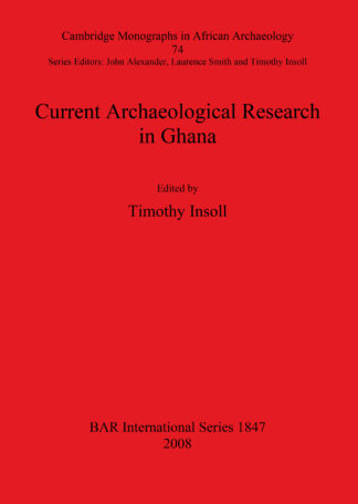 Current Archaeological Research in Ghana cover