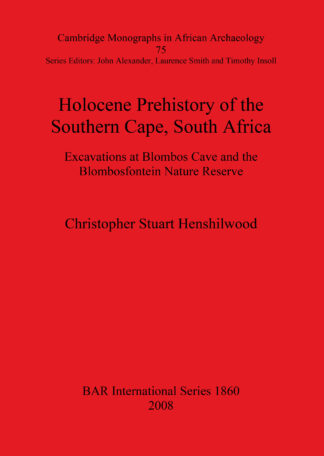 Holocene Prehistory of the Southern Cape South Africa cover