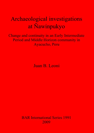 Archaeological investigations at Nawinpukyo cover