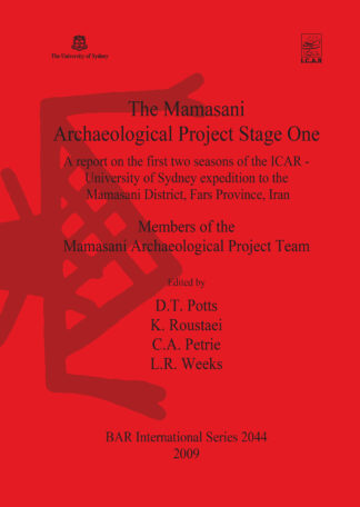 Mamasani Archaeological Project Stage One cover