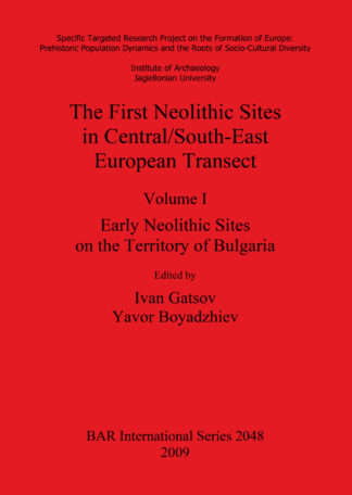 First Neolithic Sites in Central/South-East European Transect cover