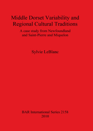 Middle Dorset Variability and Regional Cultural Traditions cover