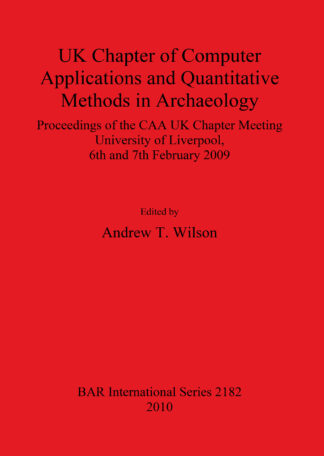 UK Chapter of Computer Applications and Quantitative Methods in Archæology cover