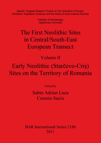 First Neolithic Sites in Central/South-East European Transect cover