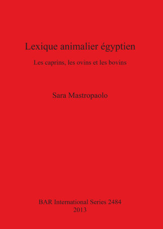 Lexique animalier égyptien cover