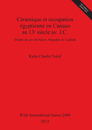 Céramique et occupation égyptienne en Canaan au 13e siècle av. J.C. cover