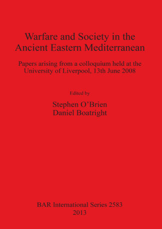 Warfare and Society in the Ancient Eastern Mediterranean cover