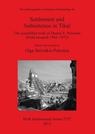 Settlement and Subsistence in Tikal cover