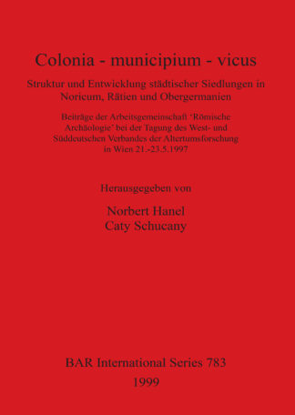Colonia - municipium - vicus cover