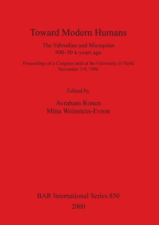 Toward Modern Humans cover