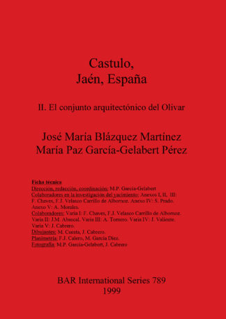 Castulo Jaén España: II. El conjunto arquitectónico del Olivar cover