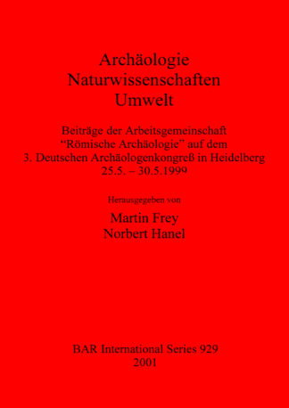 Archäologie – Naturwissenschaften – Umwelt cover