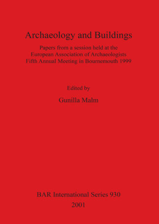 Archaeology and Buildings cover