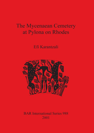 Mycenaean Cemetery at Pylona on Rhodes cover