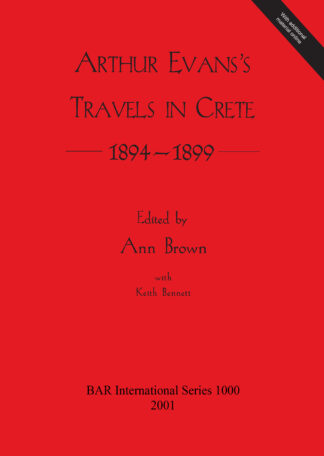 Arthur Evans: Travels in Crete 1894-1899 cover