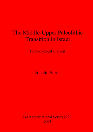 Middle-Upper Paleolithic Transition in Israel cover