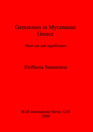 Gemstones in Mycenaean Greece cover
