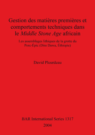 Gestion des matières premières et comportements techniques dans le Middle Stone Age africain cover
