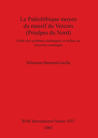 Paleolithique Moyen du Massif du Vercors (Prealpes du Nord) cover