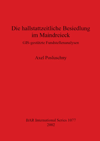 hallstattzeitliche Besiedlung im Maindreieck cover