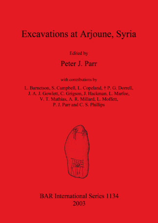 Excavations at Arjourne Syria cover