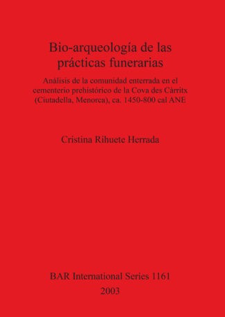 Bio-arqueología de las prácticas funerarias cover