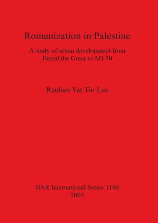 Romanization in Palestine cover