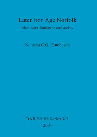 Later Iron Age Norfolk cover