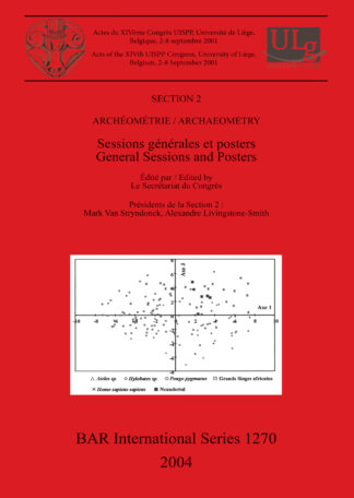 Section 2: Archéométrie / Archaeometry cover
