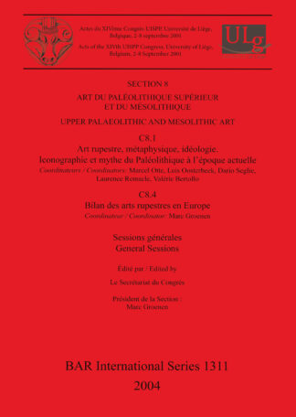 Section 8: Art du Paléolithique Supérieur et du Mésolithique / Upper Palaeolithic and Mesolithic Art cover