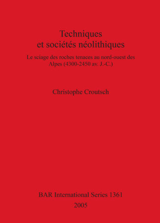 Techniques et sociétés néolithiques cover