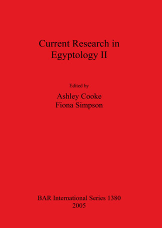 Current Research in Egyptology II cover