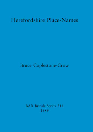 Herefordshire Place Names cover image